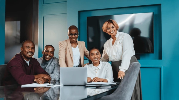 Group of diverse businesspeople